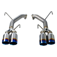 Remark Axle-Back Exhaust Burnt Stainless Double Wall Tip (4" Version) - Subaru WRX/WRX STI VA 15-21 (RO-TTVA-D4) - Remark - Revzone