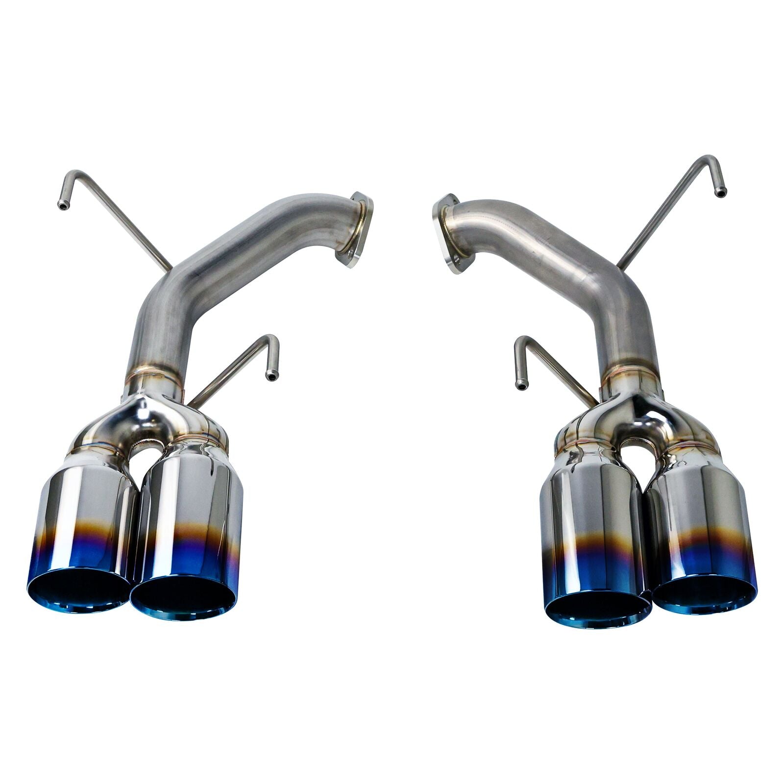 Remark Axle-Back Exhaust Burnt Stainless Double Wall Tip (4" Version) - Subaru WRX/WRX STI VA 15-21 (RO-TTVA-D4) - Remark - Revzone