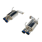 Remark Axle-Back Exhaust Burnt Stainless Double Wall Tip (Muffler Version) - Subaru WRX/WRX STI VA 15-21 (RO-TTVA-DM) - Remark - Revzone