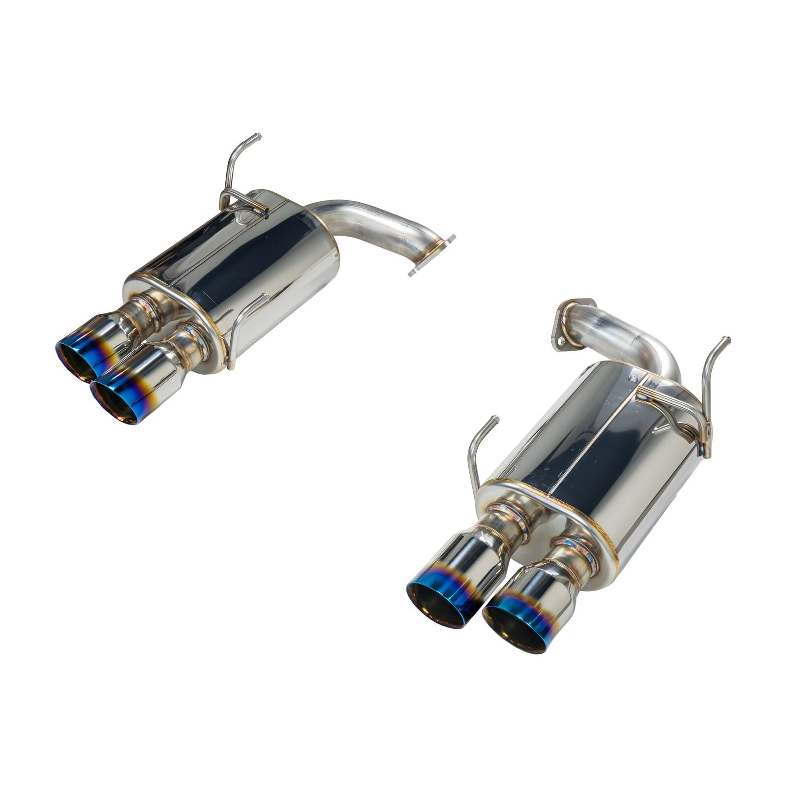 Remark Axle-Back Exhaust Burnt Stainless Double Wall Tip (Muffler Version) - Subaru WRX/WRX STI VA 15-21 (RO-TTVA-DM) - Remark - Revzone