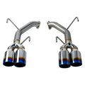 Remark Axle-Back Exhaust Burnt Stainless Single Wall Tip (4" Version) - Subaru WRX/WRX STI VA 15-21 (RO-TTVA-S4) - Remark - Revzone