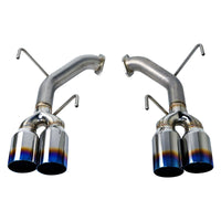 Remark Axle-Back Exhaust Burnt Stainless Single Wall Tip (4" Version) - Subaru WRX/WRX STI VA 15-21 (RO-TTVA-S4) - Remark - Revzone