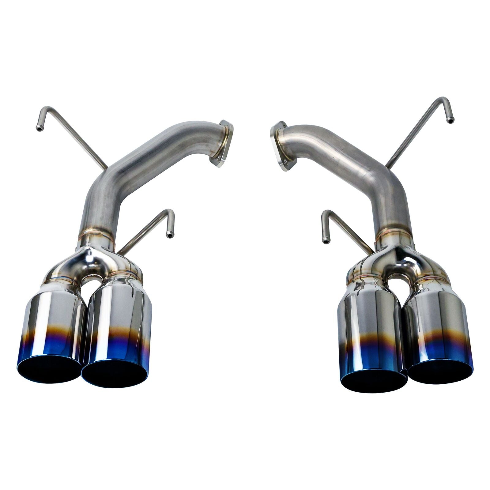 Remark Axle-Back Exhaust Burnt Stainless Single Wall Tip (4" Version) - Subaru WRX/WRX STI VA 15-21 (RO-TTVA-S4) - Remark - Revzone