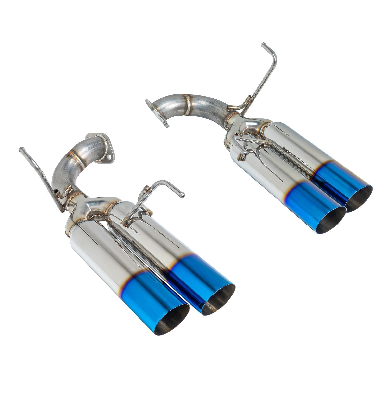 Remark Axle-Back Exhaust Burnt Stainless Single Wall Tip (BOSO Edition) - Subaru WRX/WRX STI VA 15-21 (RO-TTVA-SL) - Remark - Revzone