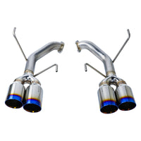 Remark Axle-Back Exhaust Burnt Stainless Double Wall Tip (4" Version) - Subaru WRX VB 22+ (RO-TTVB-D4) - Remark - Revzone