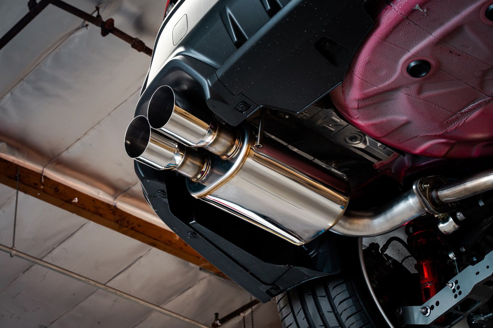 Remark Axle-Back Exhaust Burnt Stainless Double Wall Tip (Muffler Version) - Subaru WRX VB 22+