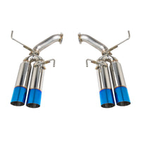 Remark Axle-Back Exhaust Burnt Stainless Single Wall Tip (BOSO Edition) - Subaru WRX VB 22+