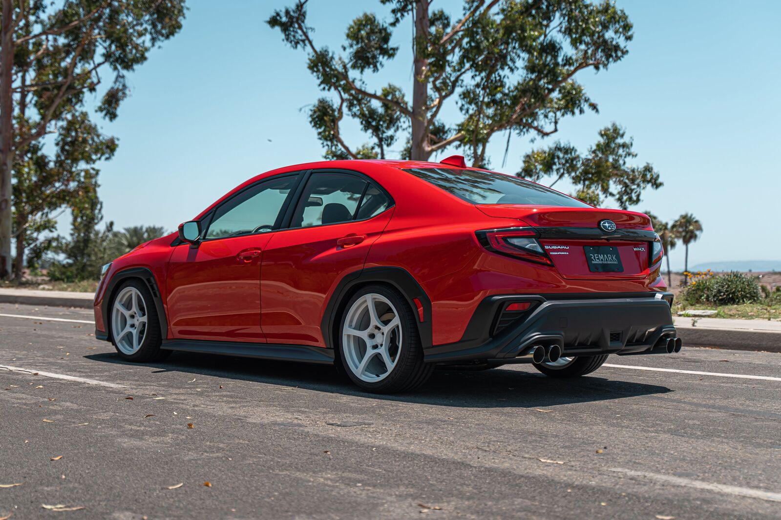 Remark Axle-Back Exhaust Burnt Stainless Single Wall Tip (BOSO Edition) - Subaru WRX VB 22+