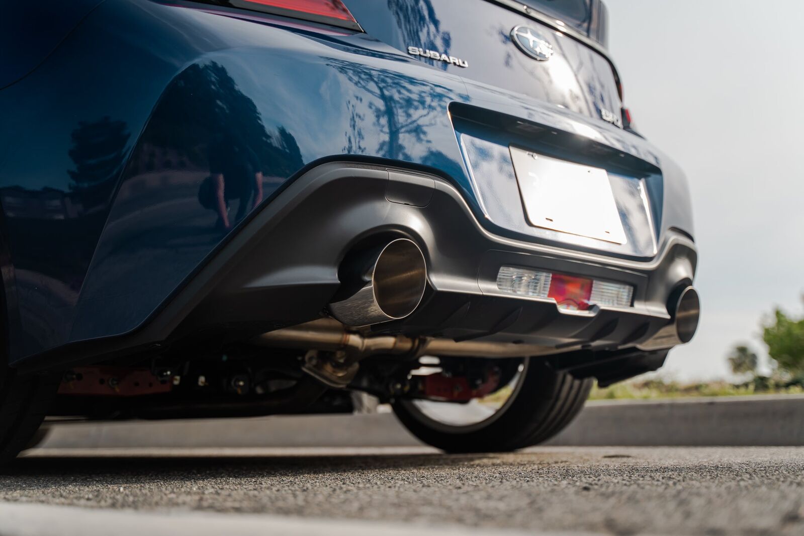 Remark Axle-Back Exhaust Burnt Stainless Double Wall Tip - Subaru BRZ / Toyota GR86 ZD8/ZN8 22+