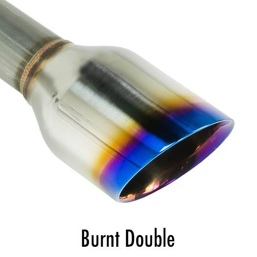 Remark Axle-Back Exhaust Burnt Stainless Double Wall Tip - Subaru BRZ / Toyota 86 ZC6/ZN6 12-21
