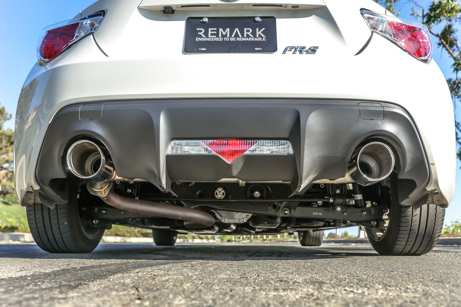 Remark Axle-Back Exhaust Burnt Stainless Single Wall Tip - Subaru BRZ / Toyota 86 ZC6/ZN6 12-21