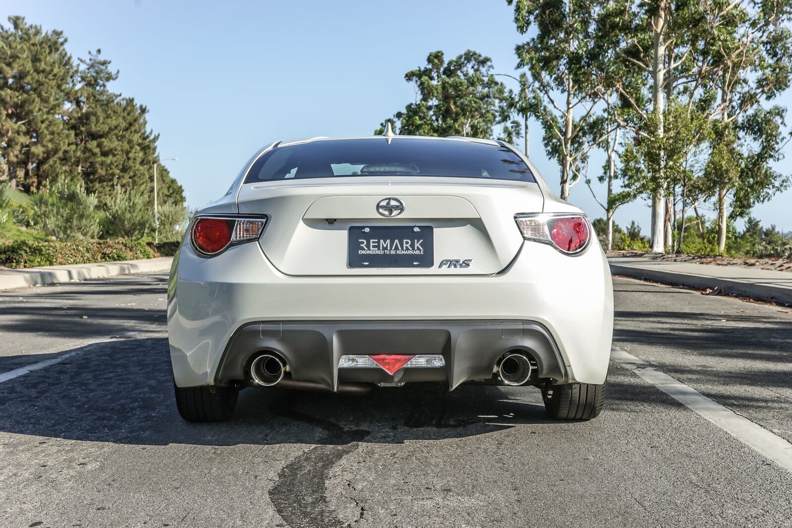 Remark Axle-Back Exhaust Burnt Stainless Single Wall Tip - Subaru BRZ / Toyota 86 ZC6/ZN6 12-21