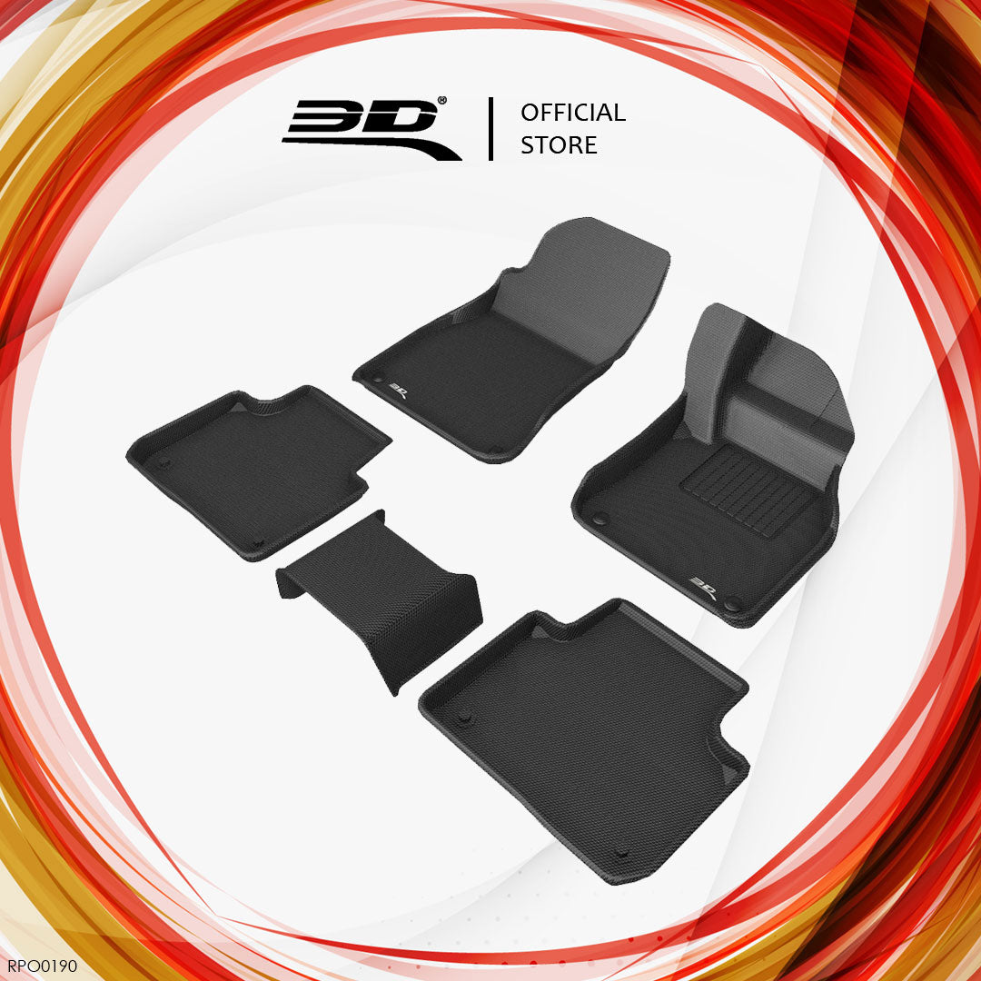 3D MAXpider Kagu all-weather floor liners RPO0190 - Porsche Cayenne PO536 - Revzone