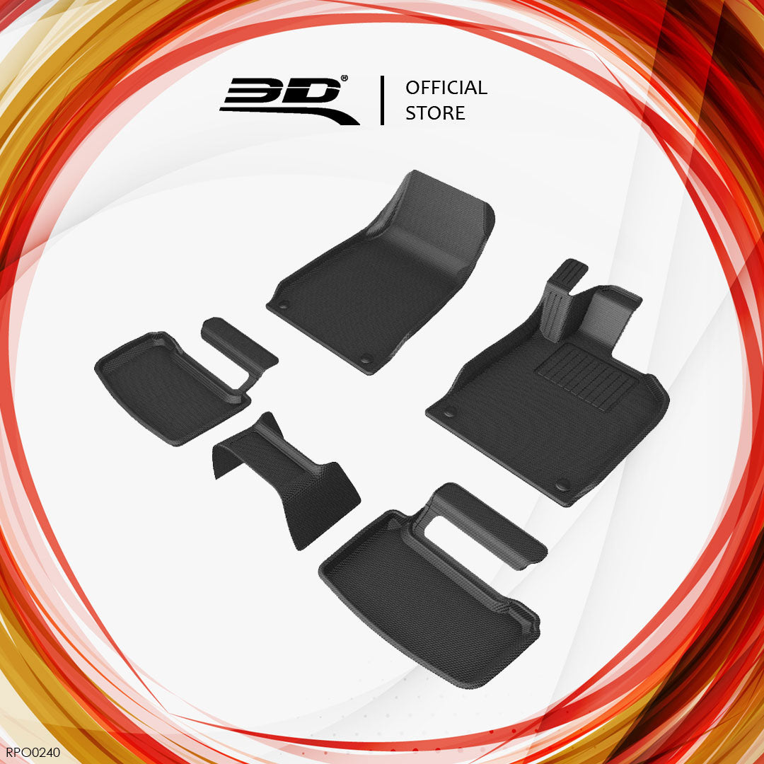 3D MAXpider Kagu all-weather floor liners RPO0240-ADETRONGT - Audi e-tron GT - Revzone