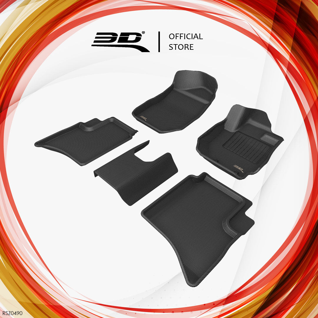 3D MAXpider Kagu all-weather floor liners RSZ0490 - Suzuki Jimny 5-Door JC74 - Revzone