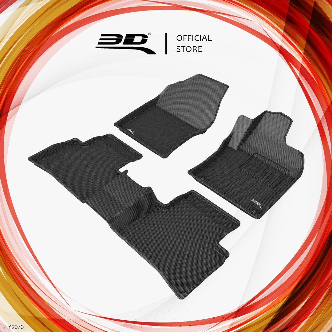 3D MAXpider Kagu all-weather floor liners RTY2070 - Toyota Prius ZVW50 - Revzone