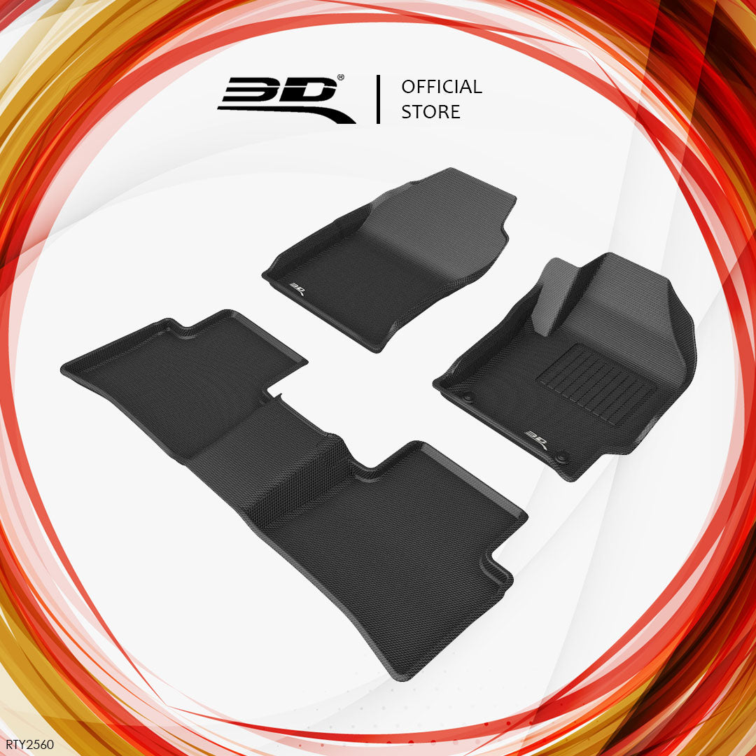 3D MAXpider Kagu all-weather floor liners RTY2560 - Toyota Corolla E210 - Revzone