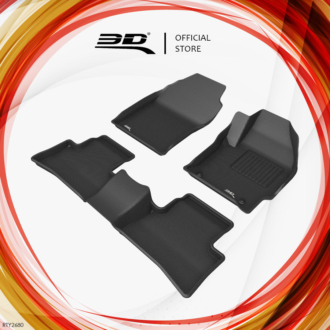 3D MAXpider Kagu all-weather floor liners RTY2680 - Toyota Corolla Cross XG10 - Revzone