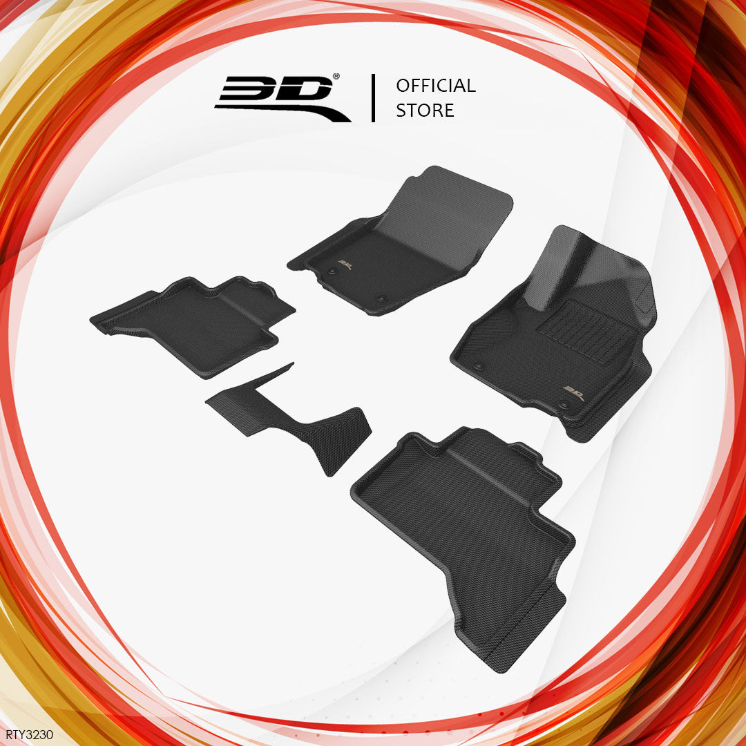 3D MAXpider Kagu all-weather floor liners RTY3230 - Toyota Land Cruiser Prado J250 - Revzone