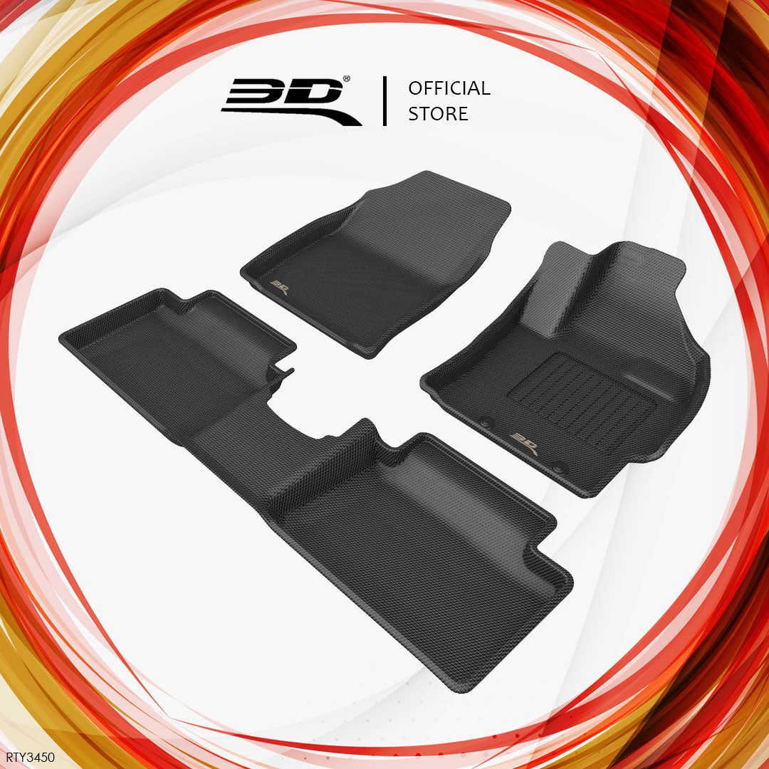 3D MAXpider Kagu all-weather floor liners RTY3450 - Toyota Yaris XP210 - Revzone
