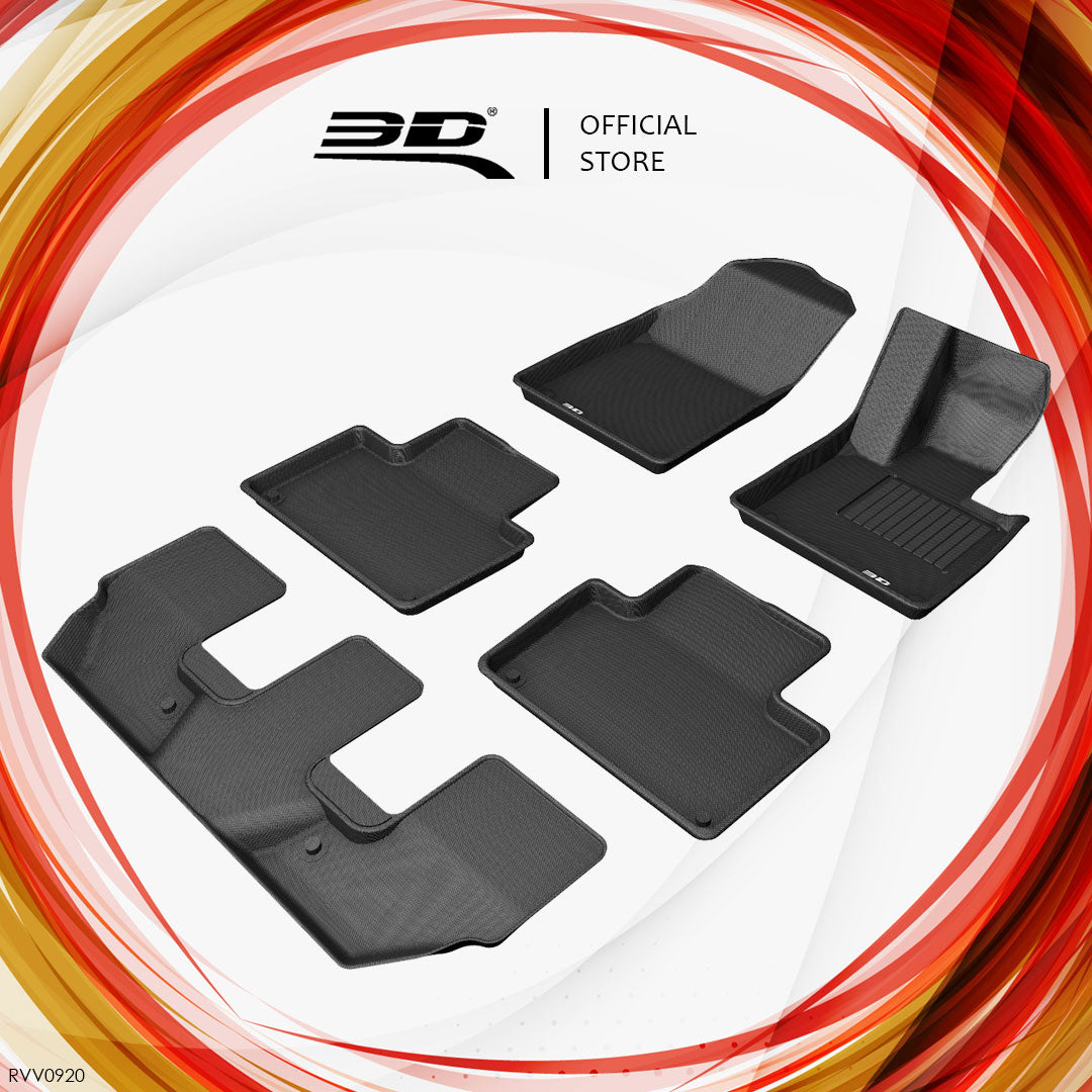 3D MAXpider Kagu all-weather floor liners RVV0290 - Volvo XC90 - Revzone