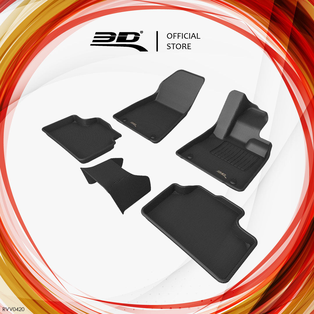 3D MAXpider Kagu all-weather floor liners RVV0420 - Volvo XC40 - Revzone