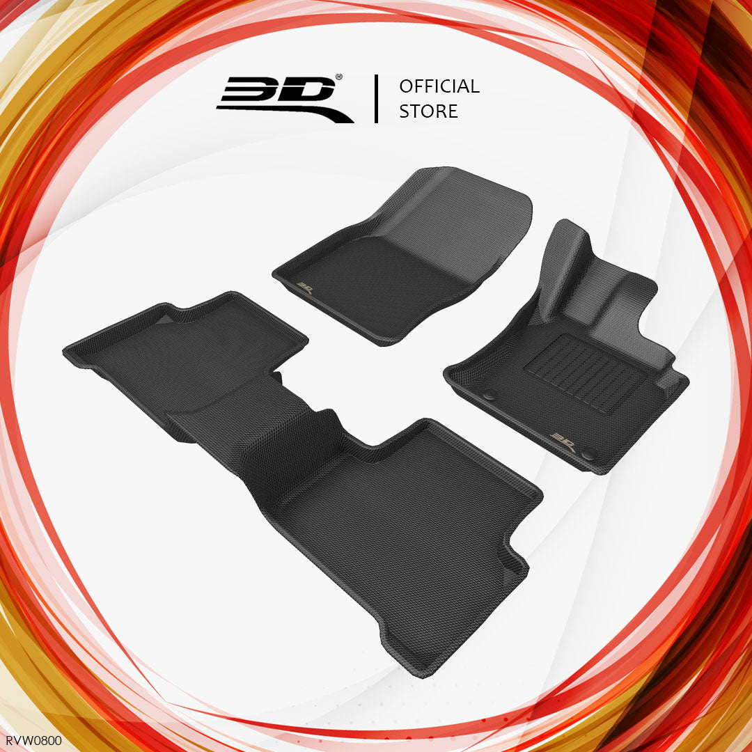 3D MAXpider Kagu all-weather floor liners RVW0800 - Volkswagen Tiguan 5N - Revzone