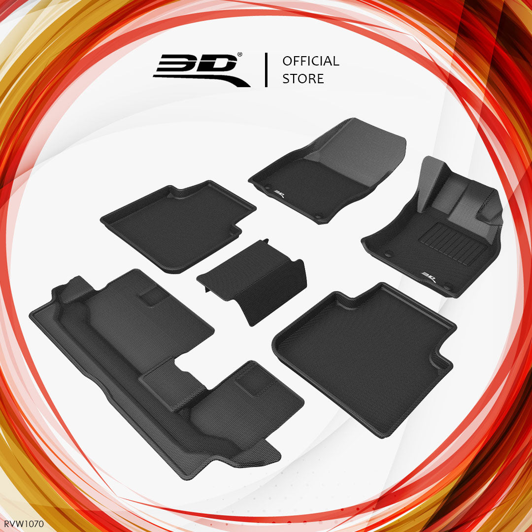 3D MAXpider Kagu all-weather floor liners RVW1070 - Volkswagen Tiguan 5N - Revzone