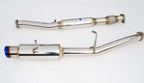 Invidia N1 Turbo Back Exhaust Resonated w/Catless Down Pipe - Subaru WRX/STI GD 01-07 - Revzone