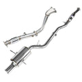 Invidia G200 Turbo Back Exhaust w/Hyperflow Down Pipe - Rolled Polished Stainless Tips - Subaru Forester XT SG - Revzone