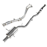 Invidia G200 Turbo Back Exhaust w/Hyperflow Down Pipe - Rolled Polished Stainless Tips - Subaru Forester XT SG - Revzone