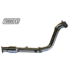 Invidia G200 Turbo Back Exhaust w/Hyperflow Down Pipe - Rolled Polished Stainless Tips - Subaru Forester XT SG - Revzone