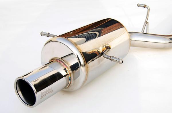 Invidia G200 Turbo Back Exhaust w/Hyperflow Down Pipe - Rolled Polished Stainless Tips - Subaru Forester XT SG - Revzone