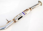 Invidia G200 Turbo Back Exhaust w/Hyperflow Down Pipe - Rolled Titanium Blue Tips - Subaru Forester XT SG 03-08 - Revzone