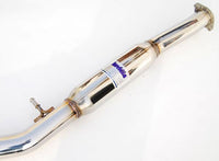 Invidia G200 Turbo Back Exhaust w/Hyperflow Down Pipe - Rolled Titanium Blue Tips - Subaru Forester XT SG 03-08 - Revzone