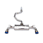 Invidia Q300 Turbo Back Exhaust - Rolled Polished Stainless Tips - VW Golf GTI Mk7 - Revzone