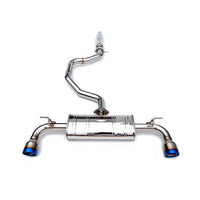Invidia Q300 Turbo Back Exhaust - Rolled Polished Stainless Tips - VW Golf GTI Mk7 - Revzone