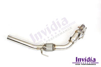 Invidia Q300 Turbo Back Exhaust - Rolled Polished Stainless Tips - VW Golf GTI Mk7 - Revzone