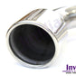 Invidia Q300 Turbo Back Exhaust - Rolled Polished Stainless Tips - VW Golf GTI Mk7