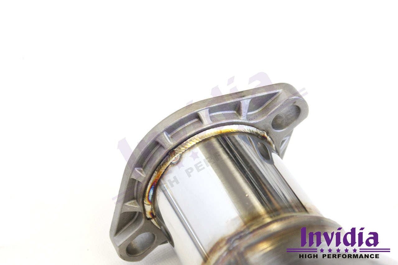 Invidia Q300 Turbo Back Exhaust - Rolled Polished Stainless Tips - VW Golf GTI Mk7 - Revzone
