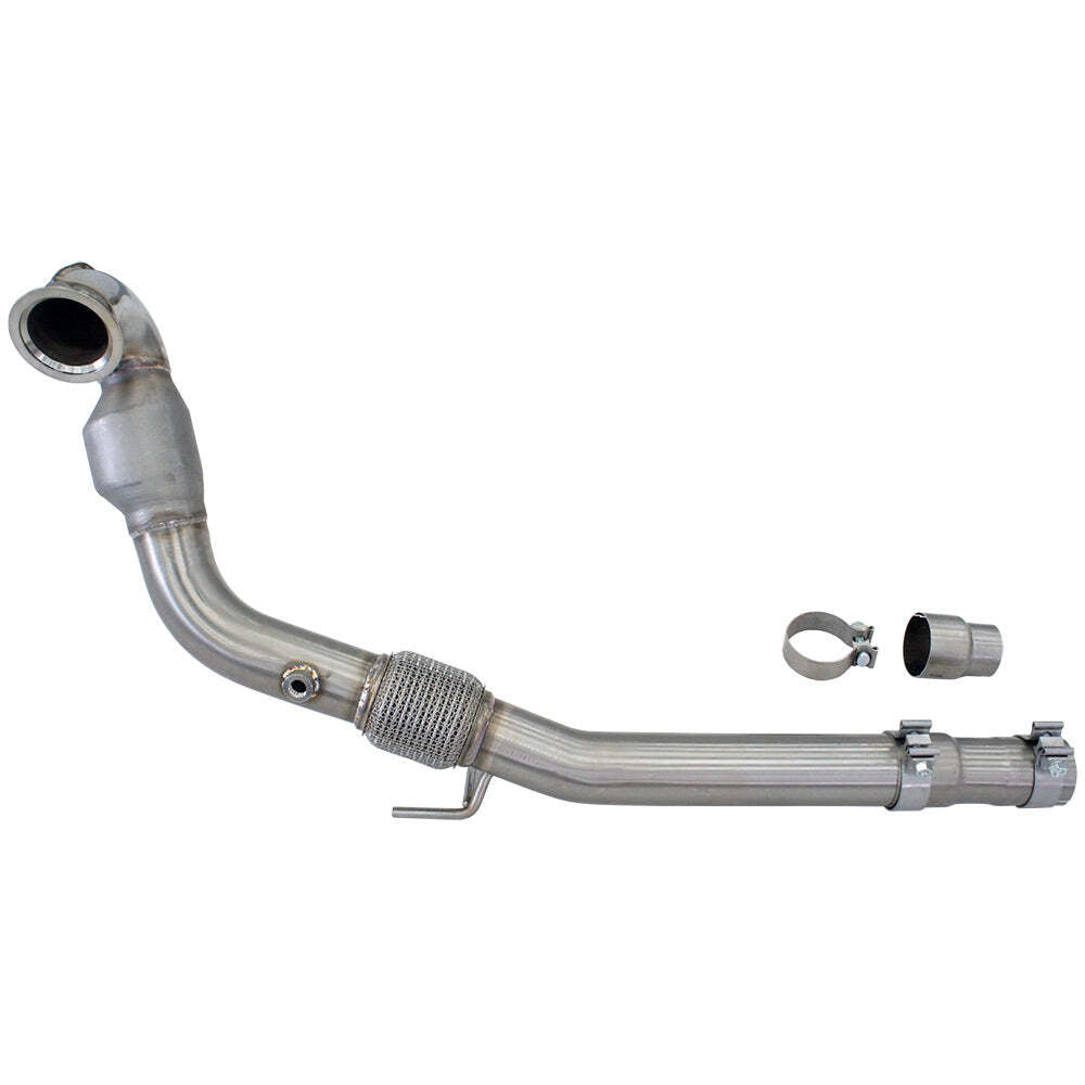 Invidia Q300 Turbo Back Exhaust - Rolled Titanium Blue Tips - VW Golf GTI Mk7 - Revzone