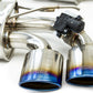 Invidia Q300 Valved Turbo Back Exhaust w/Oval Tips - VW Golf R Mk7