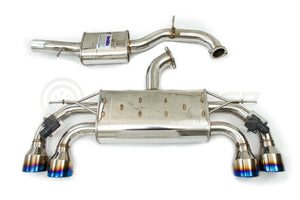 Invidia Q300 Valved Turbo Back Exhaust w/Round Tips - VW Golf R Mk7