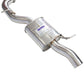 Invidia R400 Valved Turbo Back Exhaust w/Oval Tips - Rolled Titanium Blue Tips - VW Golf R Mk7