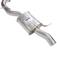 Invidia R400 Valved Turbo Back Exhaust w/Oval Tips - Rolled Titanium Blue Tips - VW Golf R Mk7 - Revzone