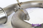 Invidia Q300 Non-Valved Turbo Back Exhaust w/Oval Tips - Rolled Polished Stainless Tips - VW Golf R Mk7 - Revzone