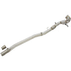 Invidia Q300 Non-Valved Turbo Back Exhaust w/Oval Tips - Rolled Polished Stainless Tips - VW Golf R Mk7 - Revzone