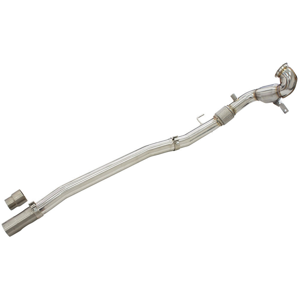 Invidia Q300 Non-Valved Turbo Back Exhaust w/Oval Tips - Rolled Polished Stainless Tips - VW Golf R Mk7 - Revzone