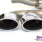 Invidia Q300 Non-Valved Turbo Back Exhaust w/Oval Tips - Rolled Polished Stainless Tips - VW Golf R Mk7