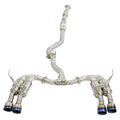 Invidia R400 Turbo Back Exhaust - Straight Cut Polished Stainless Tips - Subaru WRX 15-21 (6MT) - Revzone